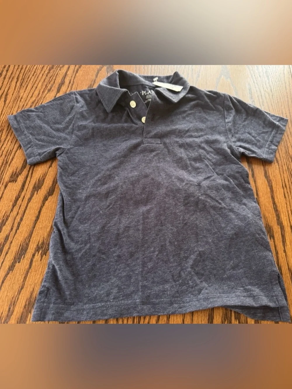 NWT Boys XS 4 Children’s Place Blue Short Sleeve Polo Uniform Navy